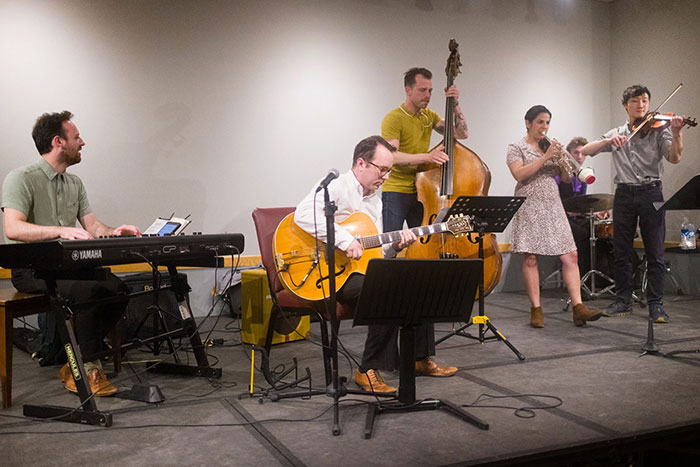 Uptown Swing Collective-Inaugural Jazz Cats Social event-band and jam musicians